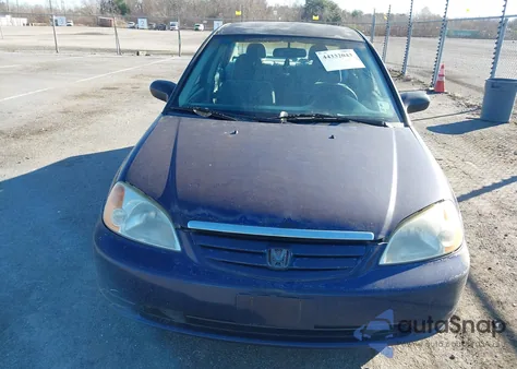2003 Honda Civic Lx из США, поврежденный, VIN 2HGES16553H522939